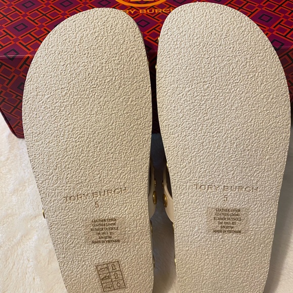 Tory Burch Miller Cloud Coin Thing Sandals - Picture 9 of 9